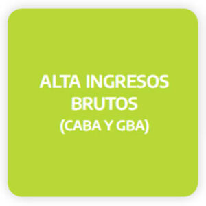 Alta Ingresos Brutos CABA y GBA