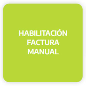 Habilitación Factura Manual