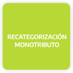 Recategorización Monotributo
