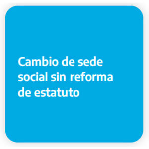 Cambio de sede social sin reforma de estatuto