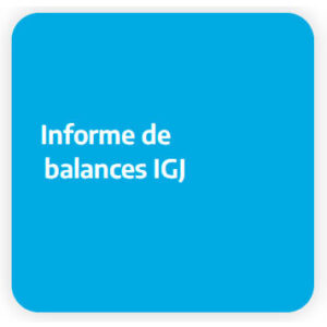Informe de Balances IGJ